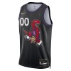 Camiseta Hombre Toronto Raptors Personalizadas 2024-25 Nike City Edition Negro Swingman
